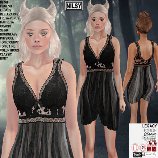HALLOWEEN DRESS,CL&MESH BODY