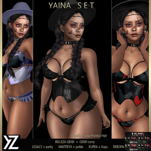 >> UnPack HUD << YELIZ MESH "YAINA" - DEMO