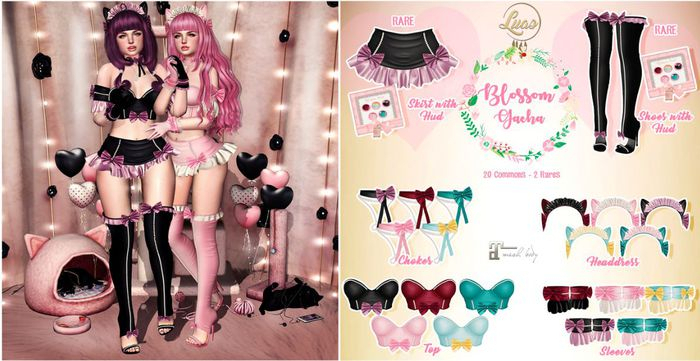 Luas Blossom Choker Sky