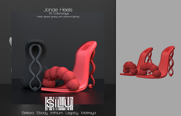 SILU Jonae Heels - Rouge