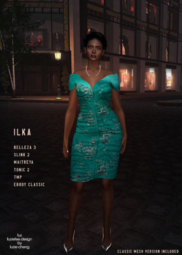LUZ - Ilka 22 teal - box