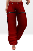 Hard Up Industrial Club Pants - Red