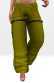 Hard Up Industrial Club Pants - Yellow