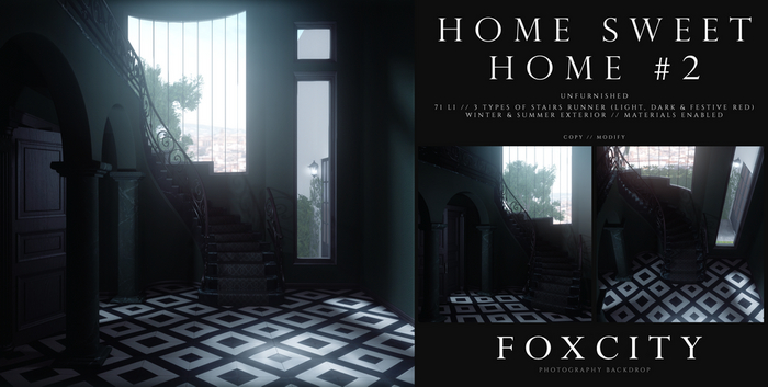 FOXCITY. Photo Booth - Home Sweet Home #2 (Empty)