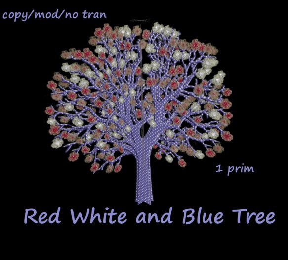 Red,White & Blue Tree