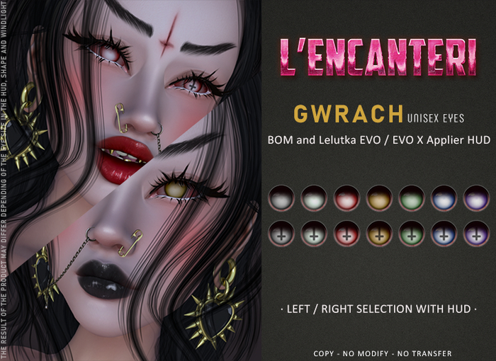 L'ENCANTERI - GWRACH Unisex Eyes
