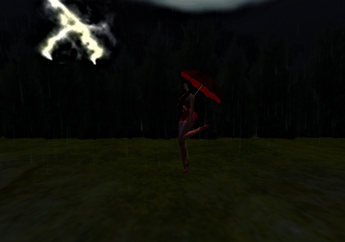 STORM-RAIN SCENE w/Sound Amiated