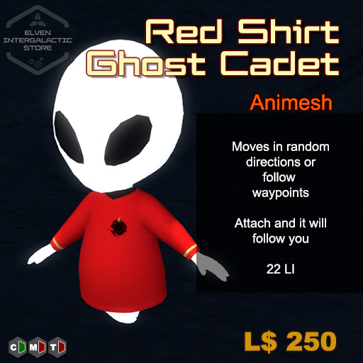 Red Shirt Ghost Cadet - Animesh