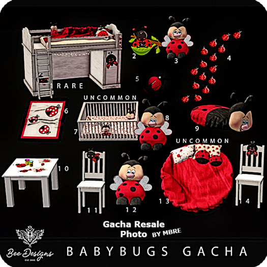 10 Bee Designs Babybugs