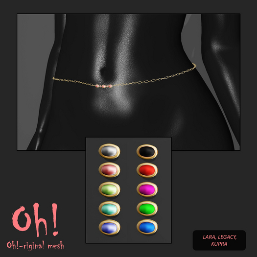 [Oh!] Cute Stones Belt FATPACK