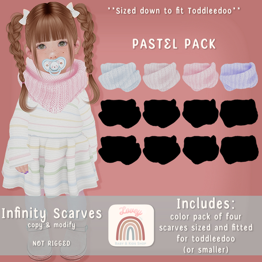 ;Lovey- Infinity Scarves [Pastel Pack]