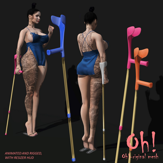[Oh!] Princess Crutch FATPACK
