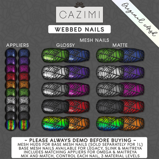:CAZIMI: Webbed Nails - Fatpack