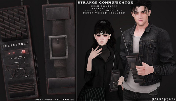 persephone + strange communicator [add]