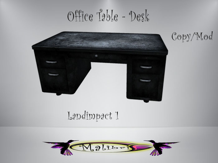 Office Desk black old*