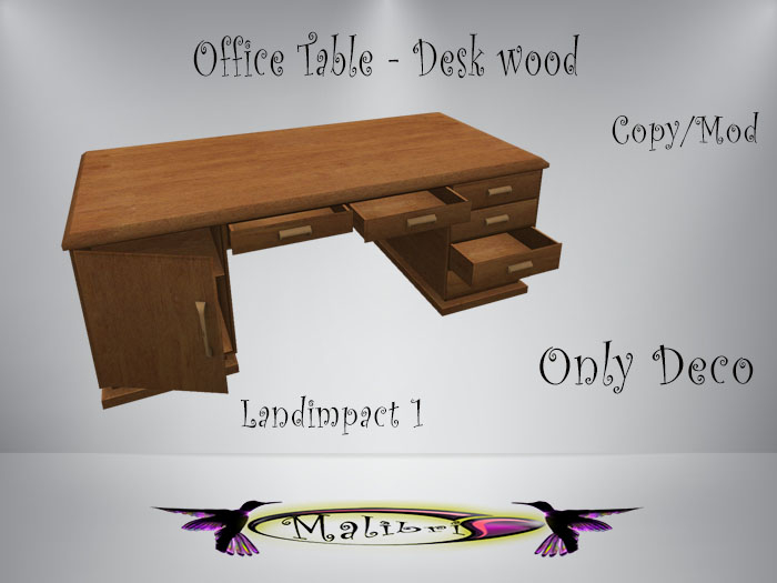 Desk Wood*