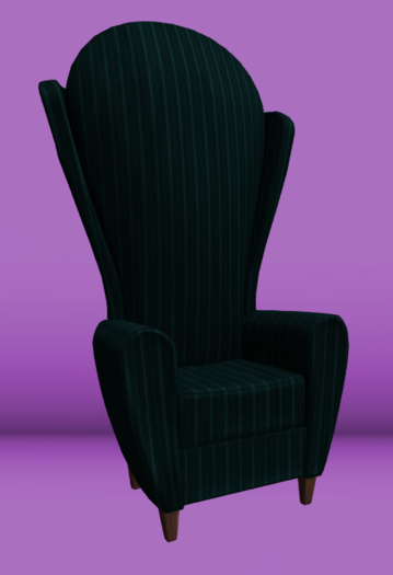 Teal Strips Esta Armchair