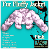 [R39] Fur Fluffy Jacket-Pink