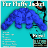 [R39] Fur Fluffy Jacket-Royal