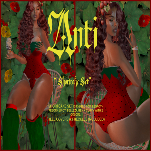 -A- Shortcake Set  (Berry)  (UNPKR)