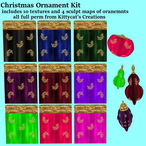 Christmas decorations kit box
