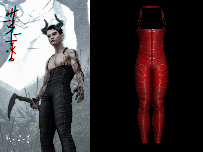 HERETIK - Molok Jumpsuit Red [add]