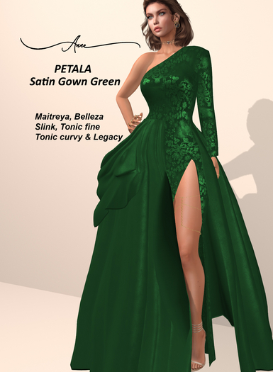 *AS* PETALA GOWN GREEN