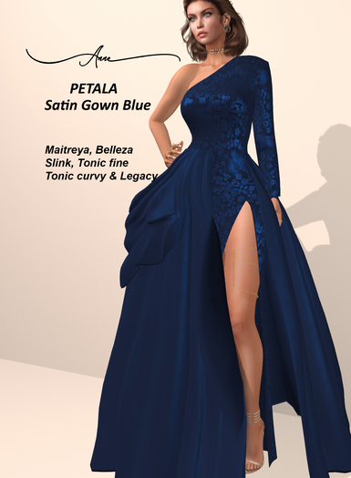 *AS* PETALA GOWN BLUE