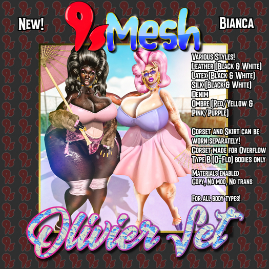 9s Mesh: Olivier Set [BIANCA]