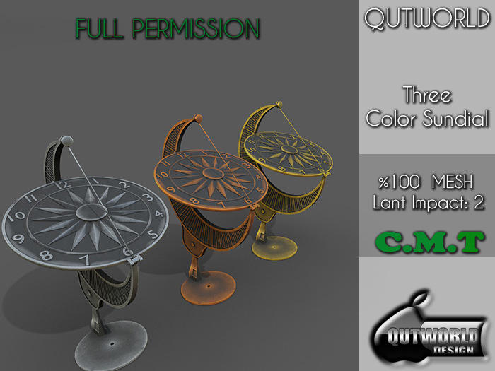 .::QUTWORLD Three Color Sundial:::.FP