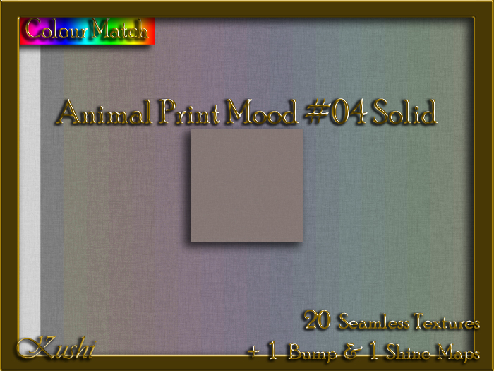 Animal Print Mood #04 Solids Seamless Texture Set