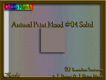 Animal Print Mood #04 Solids Seamless Texture Set