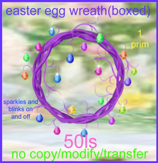 easter egg wreath(boxed)