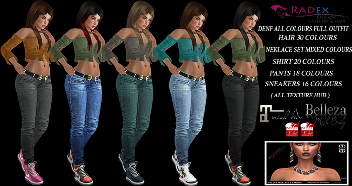 RADEX Mesh Denf All Colours Full Outfit