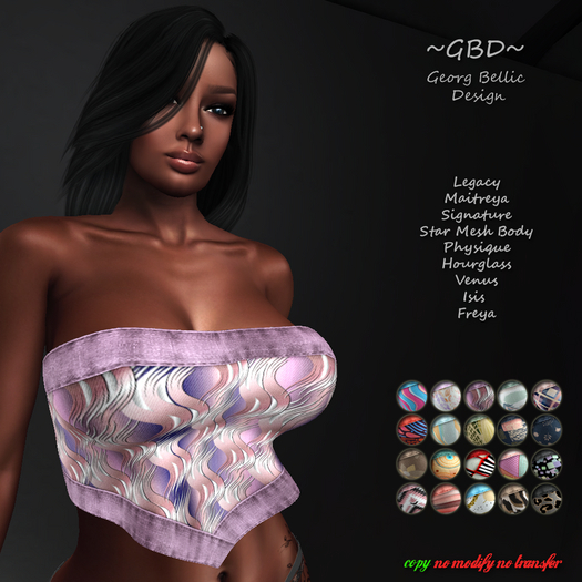 DEMO ~GBD~ Auri Pattern Top 