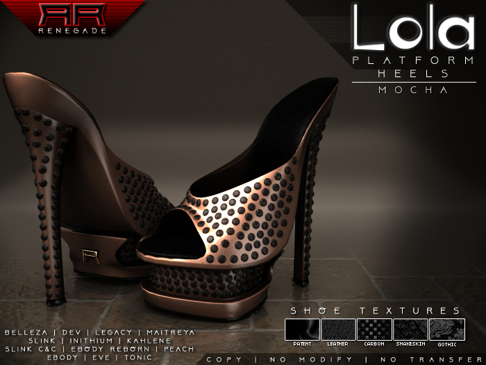 [Renegade] Lola Platform Shoes - Mocha