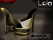 [Renegade] Lola Platform Shoes - Creme