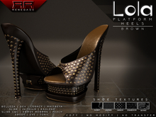 [Renegade] Lola Platform Shoes - Brown