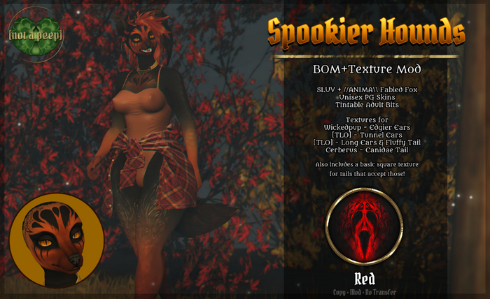 [n.a.p] Spookier Hounds - Red