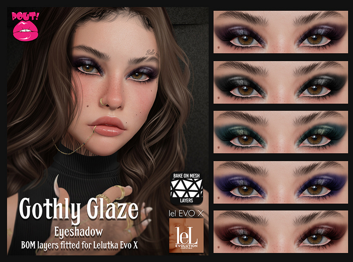 [POUT!] Gothly Glaze Eyeshadow