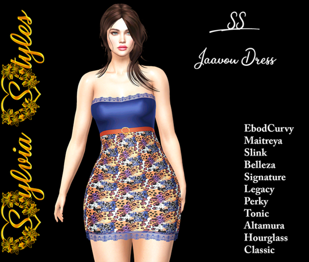 Jaavon Dress Blue