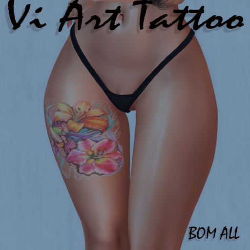 VI ART Tattoo BOM Femeli- Flowers A