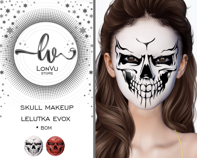 ::LonVu:: Skull makeup