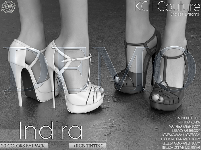 *DEMO* -KC- INDIRA PLATEAU / 50 COLORS FATPACK