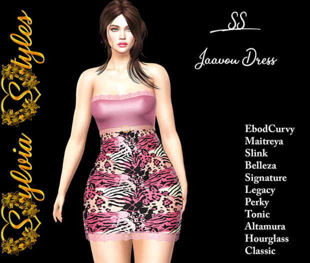 Jaavon Dress Baby Pink