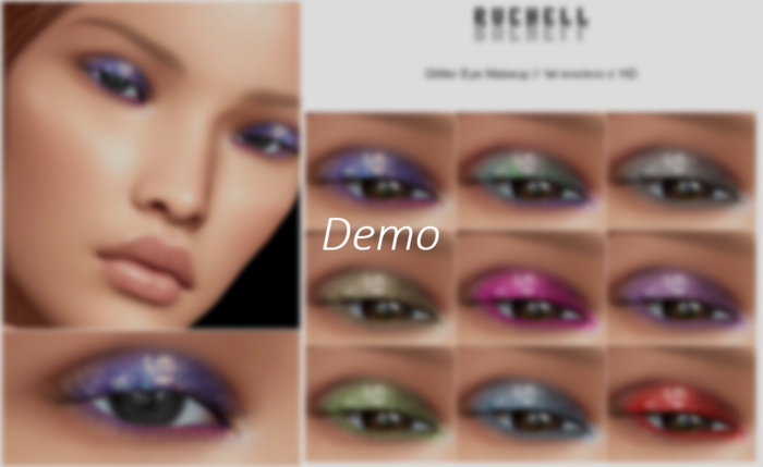 *DEMO* Ruchell: Glitter Eye Makeup 'lel evo/x' (HUD)