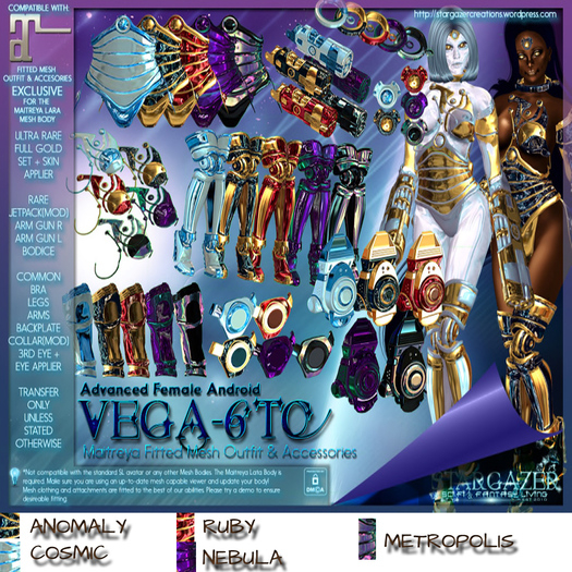 SG Vega-6TC - Collar Cosmic COMMON