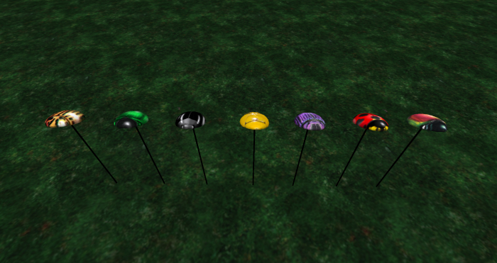 Lady Bug yard stake decor