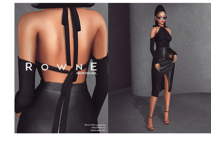 Jeune by Rowne.Maud Leather Skirt - Demo