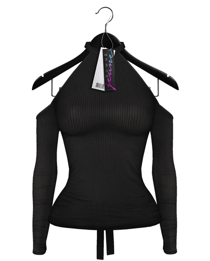 Jeune by Rowne.Nikki Ribbed Top - Onyx
